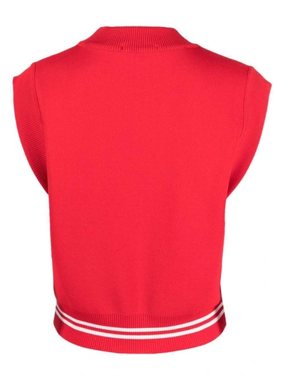 Autry Sporty Vest In Apparel Red