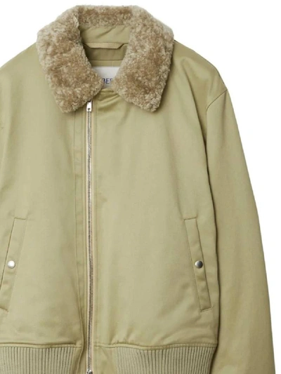Shop Burberry Jackets In Hunter