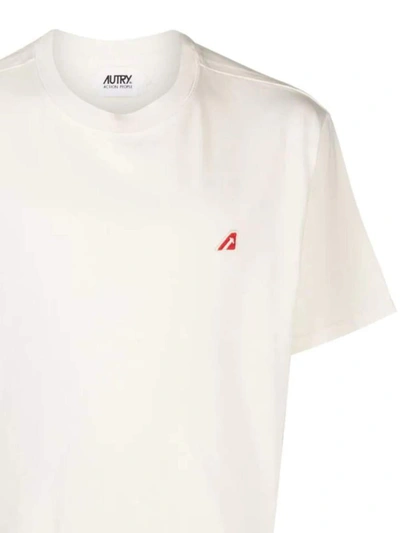 Shop Autry T-shirts And Polos In Apparel Cream