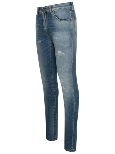 Shop Pt05 Blue Cotton Jeans