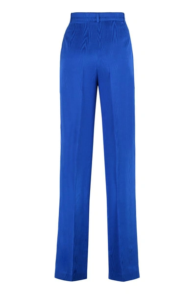 Shop Boutique Moschino Straight-leg Trousers In Blue