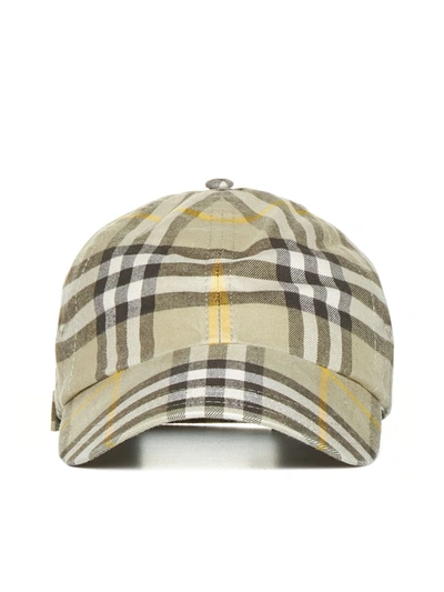 Shop Burberry Hats In Hunter