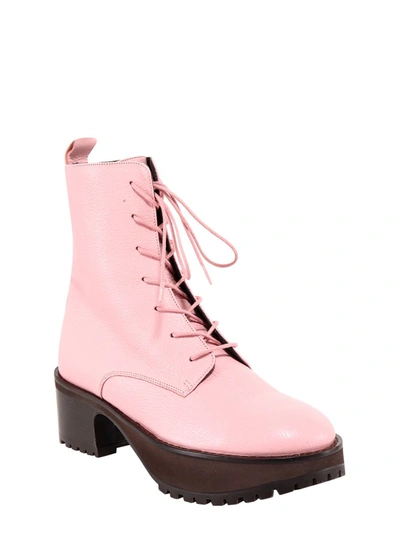 Shop By Far Ankle Boots In Pink