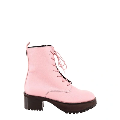 Shop By Far Ankle Boots In Pink