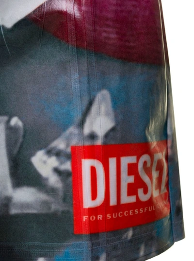 Shop Diesel D-faces In Blu