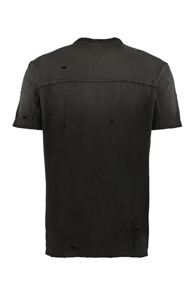 Dolce & Gabbana Re-edition Distressed T-shirt In Black