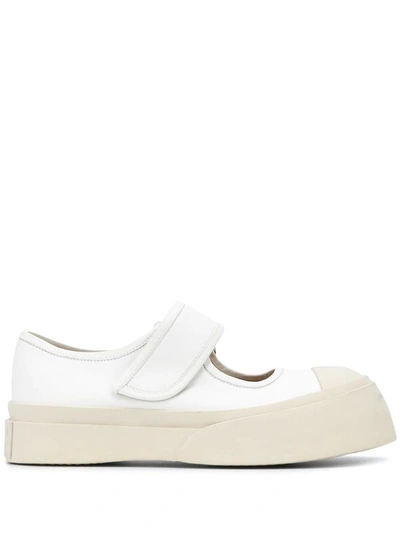 Shop Marni Sneakers In Lily White