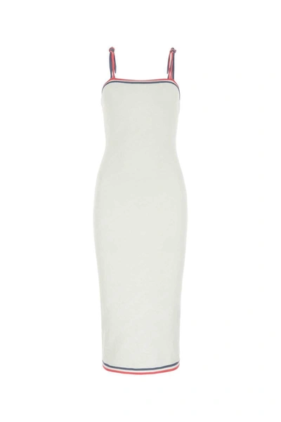 Shop Fendi Dress In White
