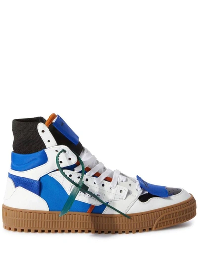 Shop Off-white Off White Sneakers In Blue Fluo