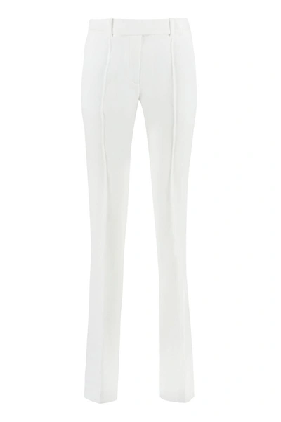 Shop Michael Michael Kors Straight-leg Trousers In White