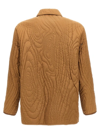 Shop Moncler Genius X Salehe Bembury 'harter' Jacket In Brown
