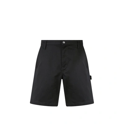 Shop Moschino Bermuda Shorts In Black