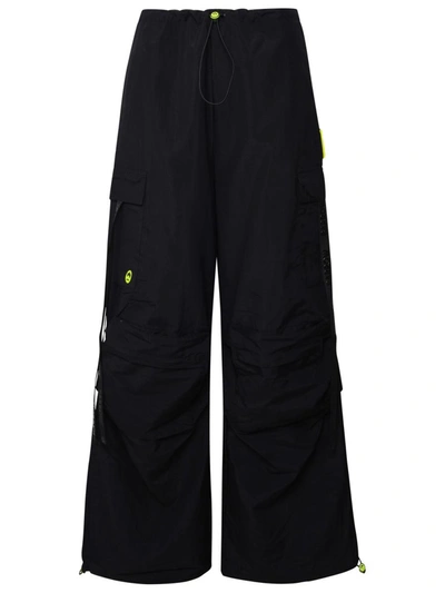 Shop Barrow Black Nylon Pants
