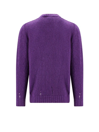Shop Pt Torino Cardigan In Purple