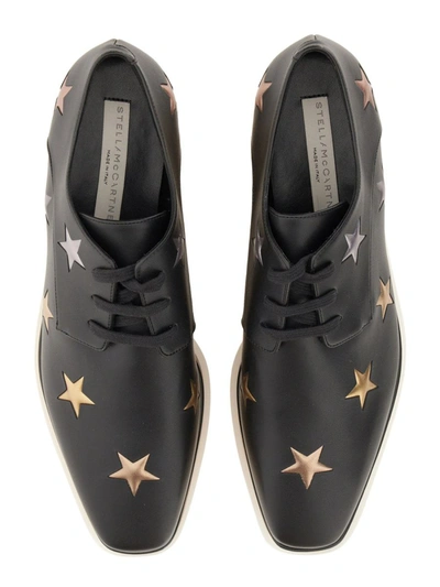 Shop Stella Mccartney Elyse Wedges With 3d Stars In Black