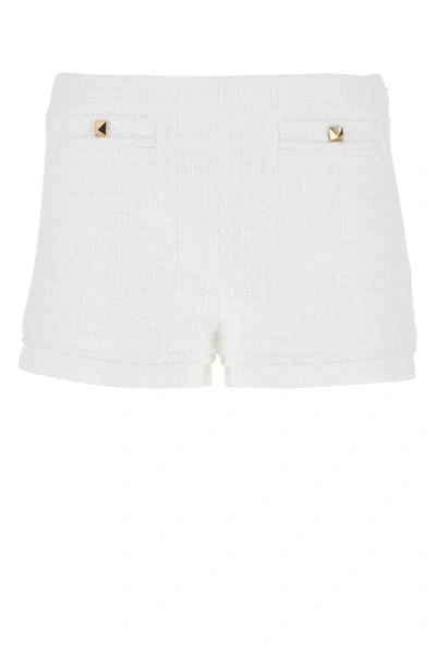 Shop Valentino Garavani Shorts In White