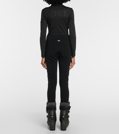 Jet Set Pegaso High-rise Slim Pants In Black