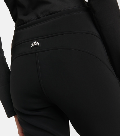 Shop Jet Set Pegaso High-rise Slim Pants In Black