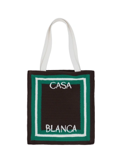 Shop Casablanca Shoulder Bags In Multi