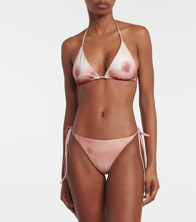 Jean Paul Gaultier Woman Pink Swimwear In Multicoloured