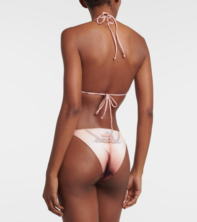 Jean Paul Gaultier Woman Pink Swimwear In Multicoloured
