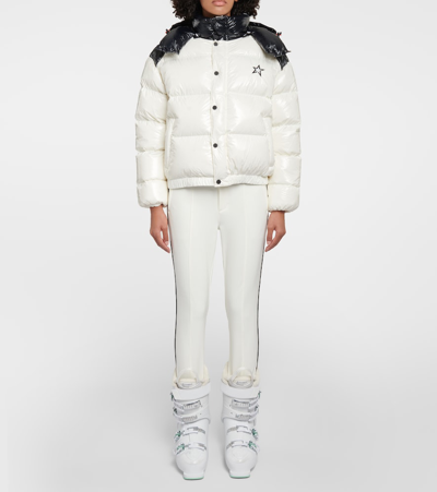 Shop Perfect Moment Aurora High-rise Soft Shell Ski Pants In White