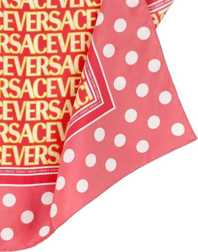Shop Versace Scarves In Fucsia