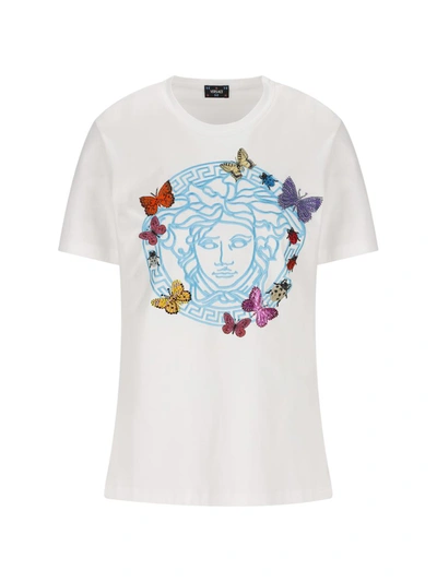 Shop Versace T-shirt And Polo In Multicolour