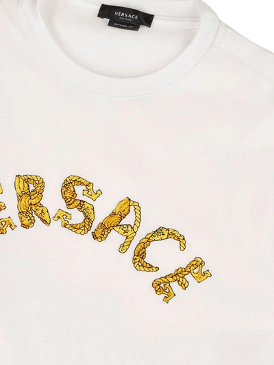 Shop Versace T-shirt And Polo In White