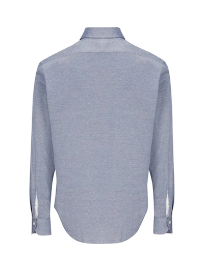 Xacus Textured Button-down Shirt In 00