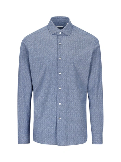 Xacus Graphic-print Long-sleeve Shirt