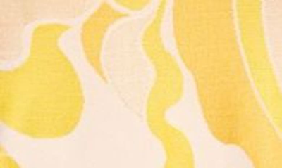 Alexis Brave One-shoulder Tie Printed Midi Dress In Sunlight