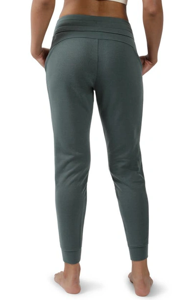 Shop 90 Degree By Reflex Jacquard Joggers In Sage