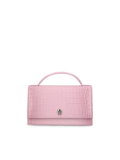 Shop Alexander Mcqueen Handbags In Antic Pink