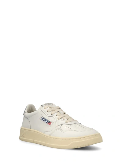 Shop Autry Sneakers In Leat/leat Wht/sil
