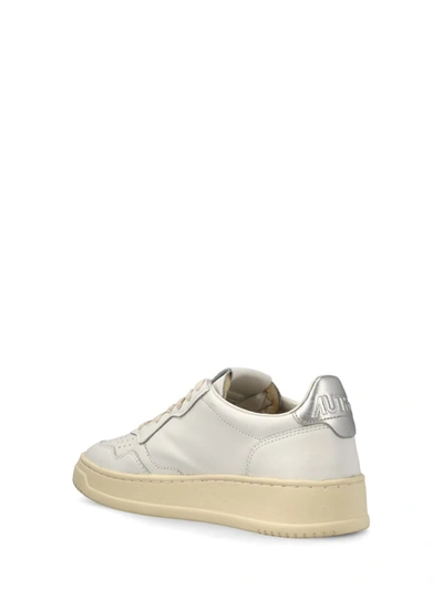 Shop Autry Sneakers In Leat/leat Wht/sil