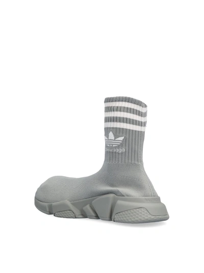 Shop Adidas X Balenciaga Balenciaga - Adidas Sneakers In Bal Grey/white