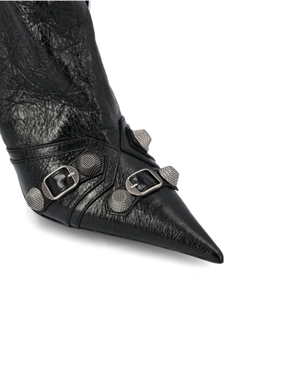 Shop Balenciaga Boots In Black/aged Nikel