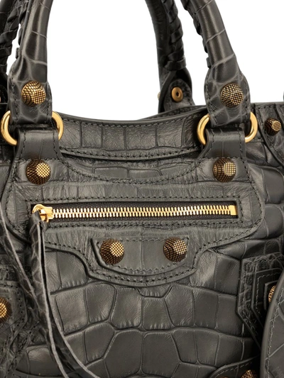 Shop Balenciaga Handbags In Gray