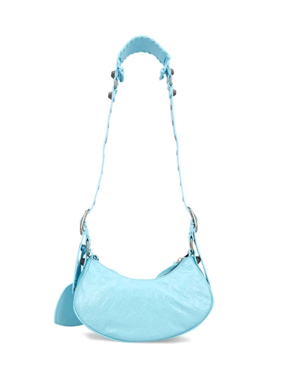 Shop Balenciaga Handbags In Sea Blue