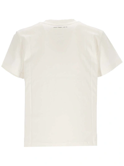 Shop Courrèges Courreges T-shirts And Polos In Heritage White