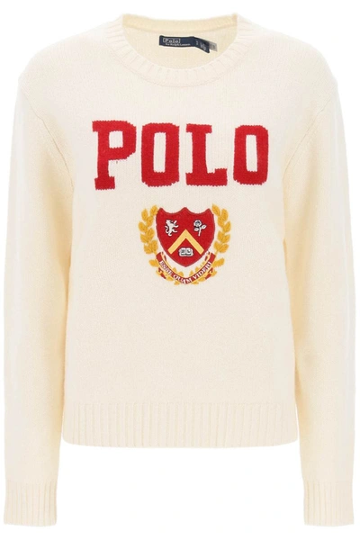 Shop Polo Ralph Lauren Jerseys & Knitwear In White