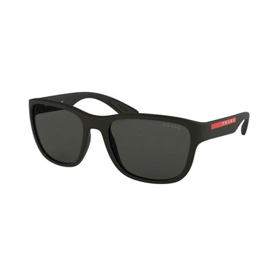 Shop Prada Linea Rossa Sunglasses In Black