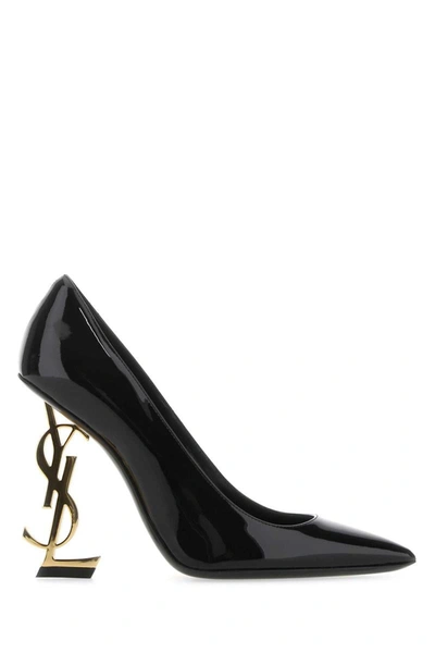 Shop Saint Laurent Heeled Shoes In Black