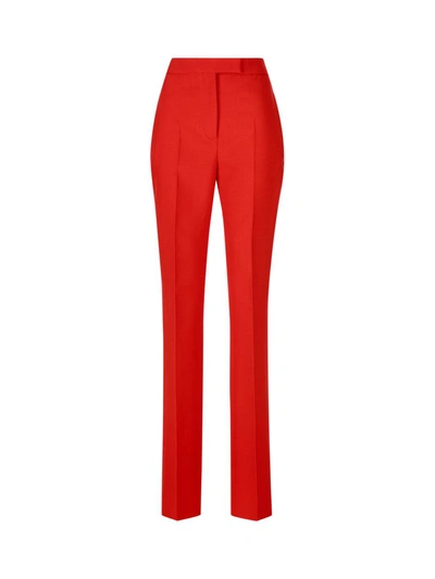 Shop Ferragamo Salvatore  Trousers In Red