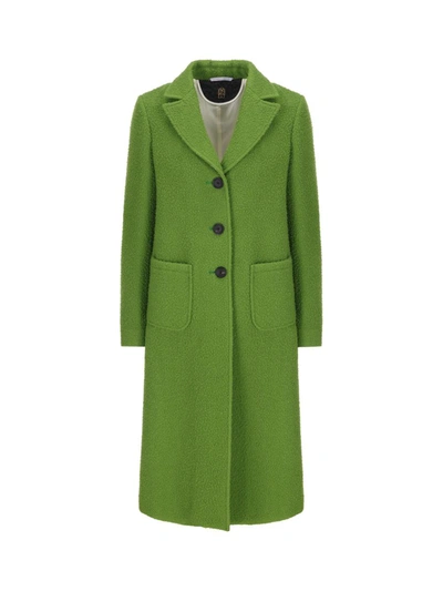 Shop Il Cappottino The Coat Jackets In Apple Green