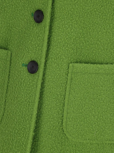 Shop Il Cappottino The Coat Jackets In Apple Green