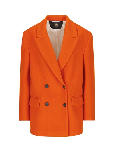 Shop Il Cappottino The Coat Jackets In Orange