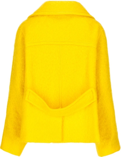 Shop Il Cappottino The Coat Jackets In Yellow