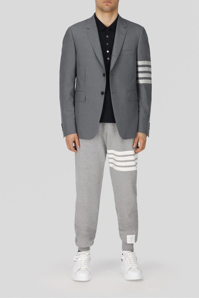 Shop Thom Browne Trousers In Gray